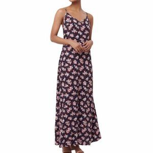 LOFT nwot Floral Paisley Strappy Maxi Dress